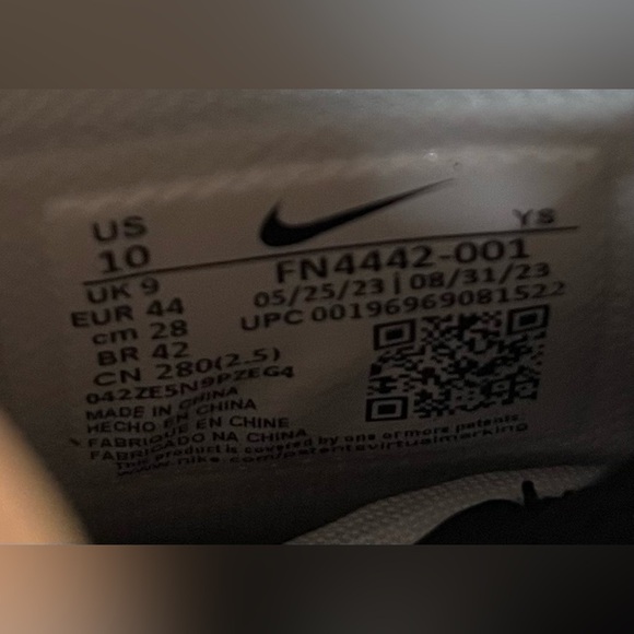 NEW Nike Terminator High Womens Size 11.5 Shoes Sneakers Black/University Red - Picture 10 of 11